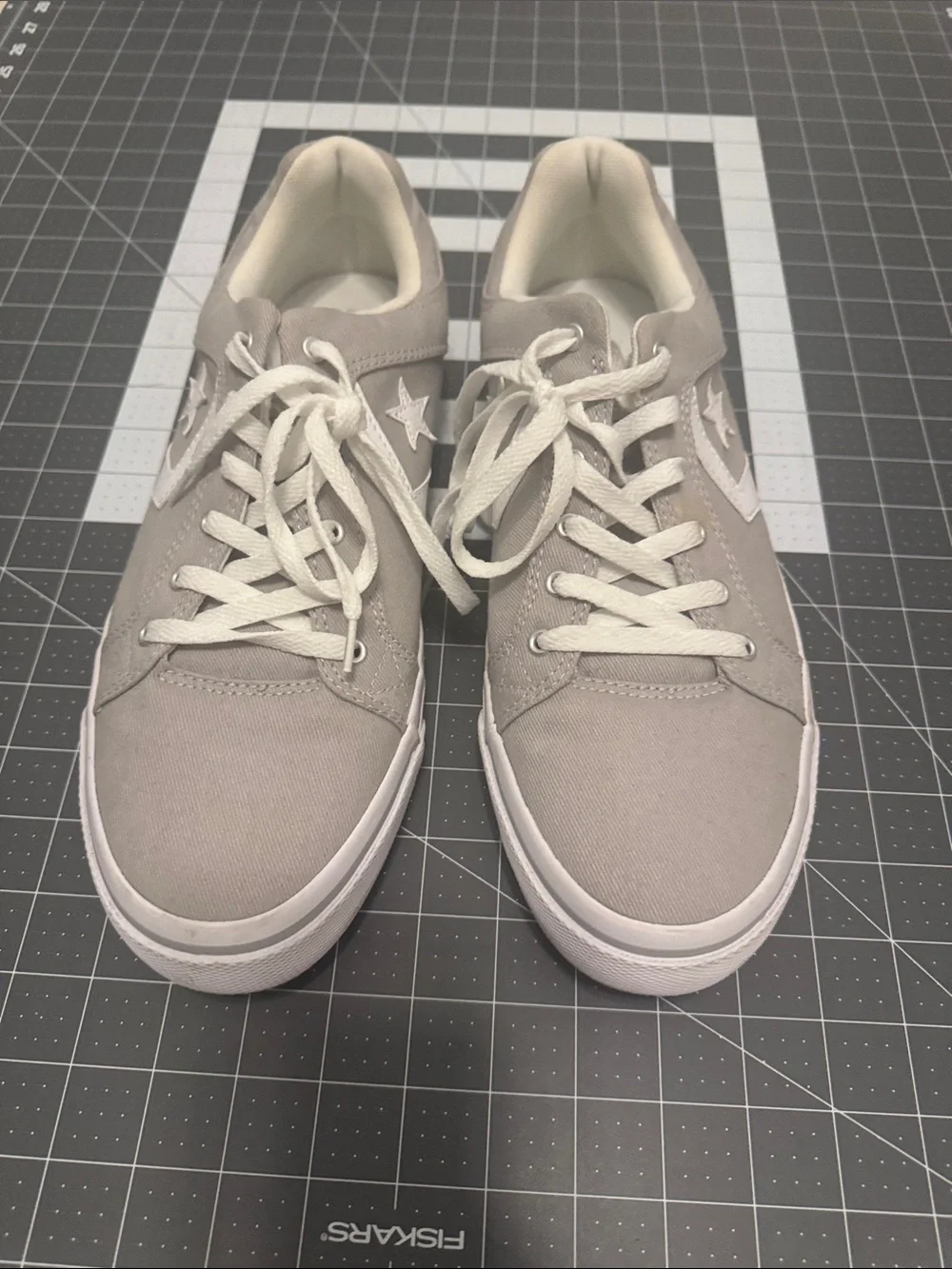 Converse Low Top Sneakers - Beige and White - Picture 3 of 6